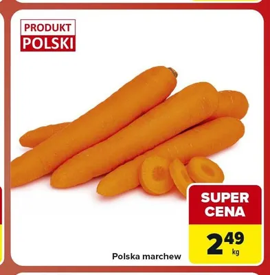 Marchew polska promocja w Carrefour Market