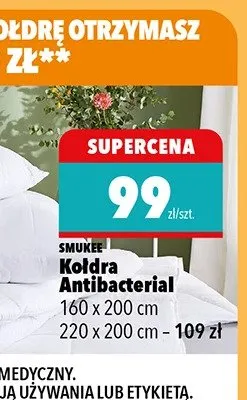 Kołdra Antibacterial 160x200 cm, 220x200 cm - 109 zł promocja w Biedronka
