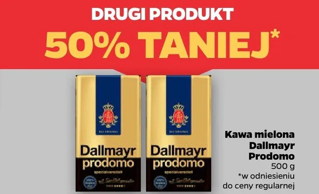 Kawa mielona Dallmayr Prodomo promocja w Netto