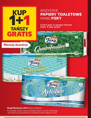 Papier toaletowy Foxy Artistico 8-pak promocja w Kaufland