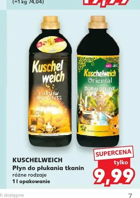 Płyn do płukania tkanin Kuschelweich Luxury Moments promocja w Kaufland