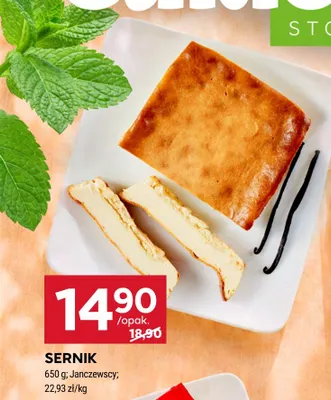 Sernik Janczewscy promocja w Stokrotka