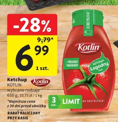 Ketchup Kotlin łagodny promocja w Intermarche