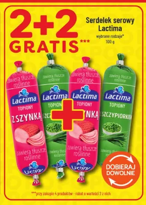 Serdelek serowy ze szczypiorkiem Lactima promocja w POLOmarket