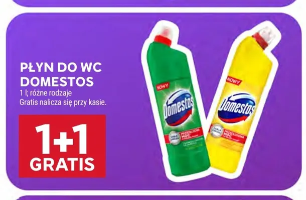Płyn do WC Domestos promocja w Stokrotka