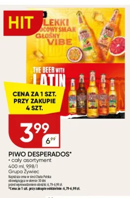 Piwo Desperados promocja w Chata Polska