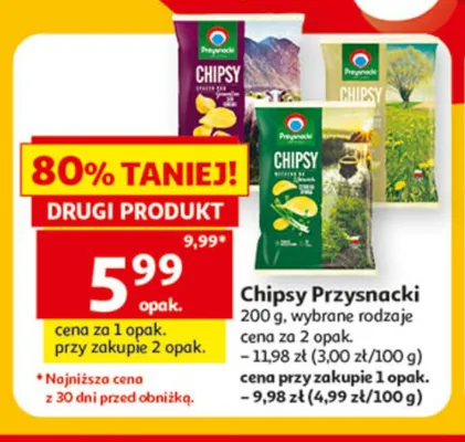 Chipsy Przysnacki promocja w Auchan