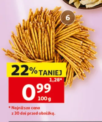 Paluszki z makiem promocja w Auchan