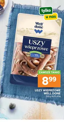 Uszy wieprzowe Well Done promocja w Stokrotka