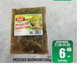 Przecier ogórkowy Agat promocja w Tomi Markt
