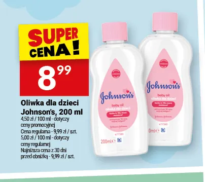 Oliwka dla dzieci Johnson's promocja w Twój Market