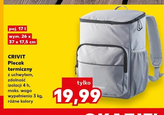 Plecak termiczny Crivit promocja w Kaufland