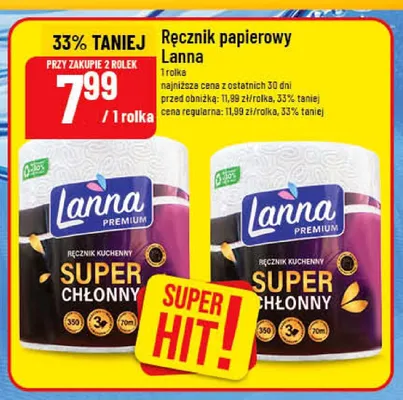 Ręcznik papierowy Lanna promocja w POLOmarket