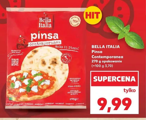 Pinsa Contemporanea Bella Italia promocja w Kaufland