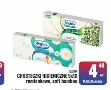 Chusteczki higieniczne Regina soft bamboo 10-pak promocja w Tomi Markt