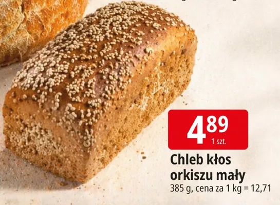 Chleb kłos orkiszu mały promocja w Leclerc
