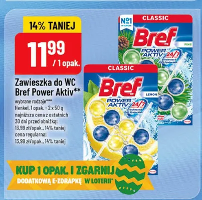 Zawieszka do WC Power Aktiv promocja w POLOmarket