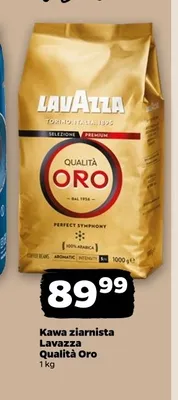 Kawa ziarnista Lavazza Qualità Oro promocja w Netto