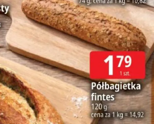 Półbagietka z ziarnami promocja w Leclerc