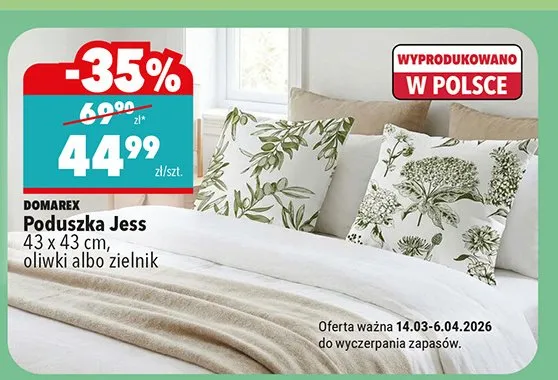 Poduszka Jess promocja w Biedronka
