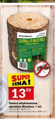 Świeca antykomarowa ogrodowa Woodson promocja w Twój Market