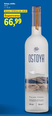 Wódka Ostoya promocja w Lidl