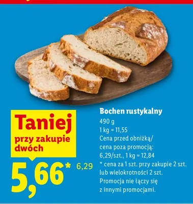 Bochenek rustykalny promocja w Lidl