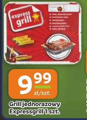 Grill jednorazowy Expressgrill promocja w Społem Częstochowa