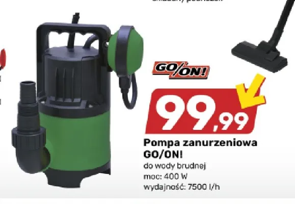 Pompa zanurzeniowa GO/ON! promocja w Bricomarche
