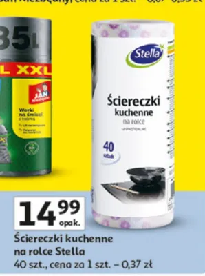 Ściereczki kuchenne na rolce promocja w Auchan