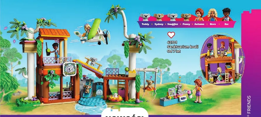 Klocki LEGO Friends 42701 Sanktuarium koali promocja w LEGO