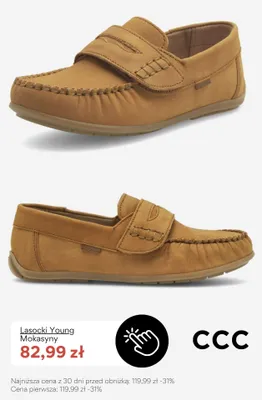Mokasyny Lasocki Young promocja w CCC