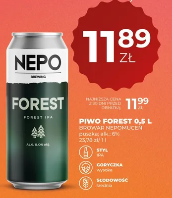 Piwo Forest promocja w Duży Ben