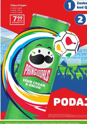 Chipsy Pringles Sour Cream & Onion promocja w Makro