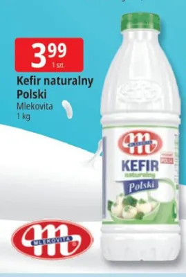 Kefir naturalny Polski Mlekovita promocja w Leclerc