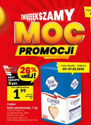 Cukier biały paczkowany promocja w Twój Market