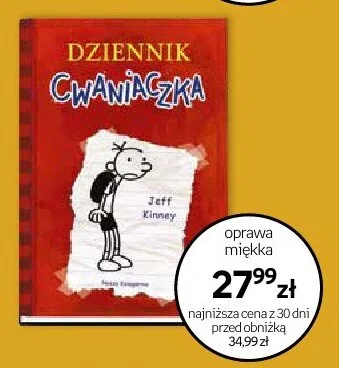 Książka Dziennik Cwaniaczka oprawa miękka promocja w Empik