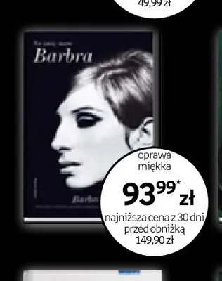 Książka Barbra Barbra Streisand promocja w Empik