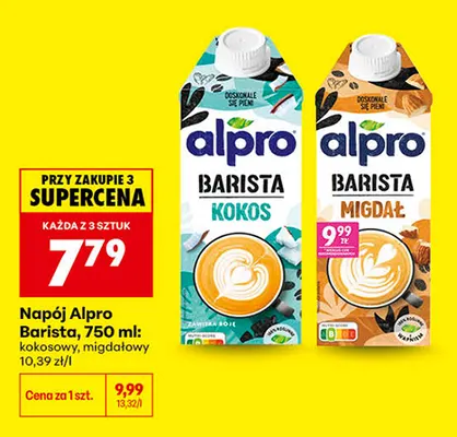 Napój Alpro Barista migdałowy promocja w Biedronka