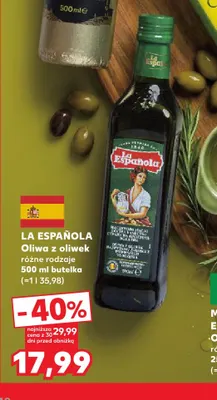 Oliwa z oliwek La Española promocja w Kaufland