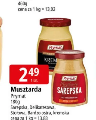 Musztarda Sarepska Prymat promocja w Leclerc