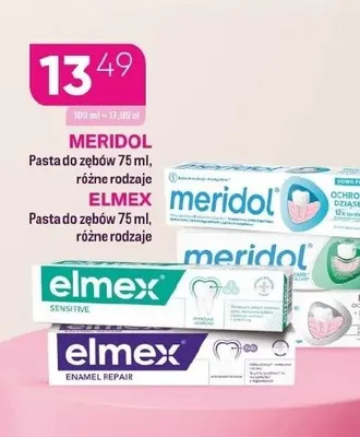 Pasta do zębów Elmex Sensitive promocja w Drogerie Koliber