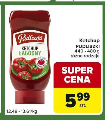 Ketchup PUDLISZKI promocja w Carrefour Express