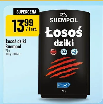 Łosoś dziki Suempol promocja w POLOmarket