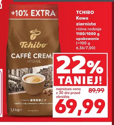 Kawa ziarnista Tchibo promocja w Kaufland