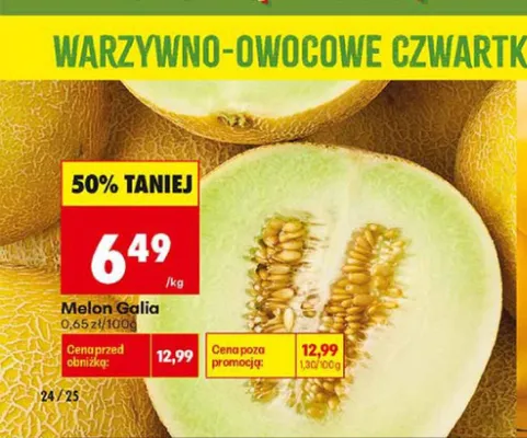 Melon Galia promocja w Biedronka