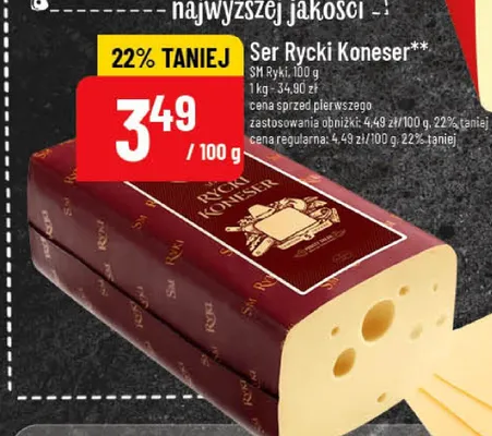Ser Rycki Koneser promocja w POLOmarket