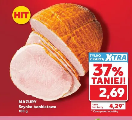 Szynka bankietowa Mazury promocja w Kaufland