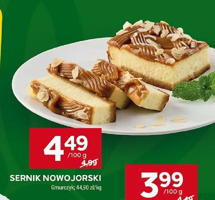 Sernik nowojorski promocja w Stokrotka