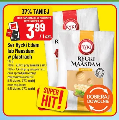Ser Rycki w plastrach promocja w POLOmarket